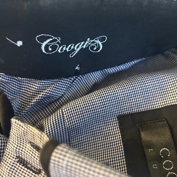 Coogi Houndstooth Button Down Long Sleeve Shirt Menswear - Picture 1 of 7